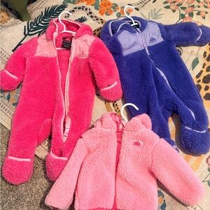 Snozu Kids Fleece Footies 3-6 months nwot